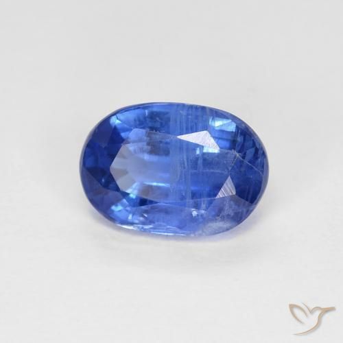 Cianite Blu scuro naturale da 1.06 ct, Ovale, VS-SI
