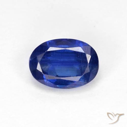 1.19ct Naturale Blu navy Cianite, Ovale, VS