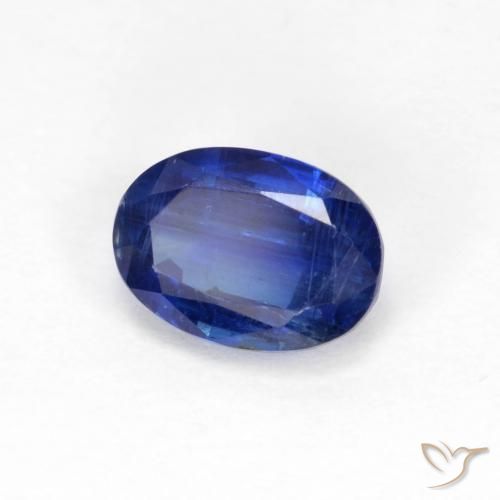 Cianite Blu navy naturale da 1.19 ct, Ovale, VS