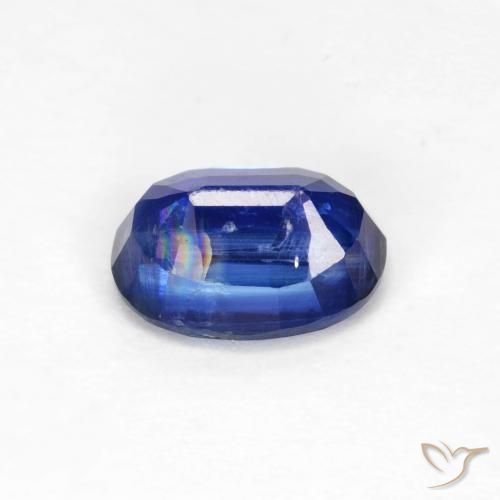 Cianite Blu navy naturale da 1.19 ct, Ovale, VS