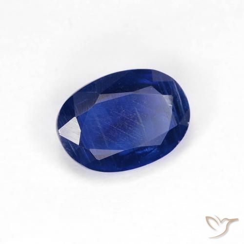 Cianite Blu Navy Intenso naturale da 1.05 ct, Ovale, VS-SI