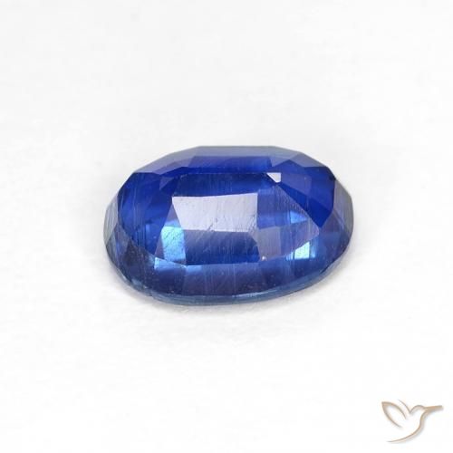 Cianite Blu Navy Intenso naturale da 1.05 ct, Ovale, VS-SI