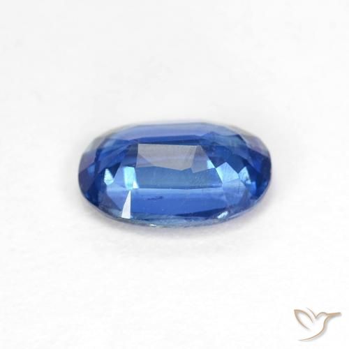 Cianite Blu navy naturale da 0.89 ct, Ovale, VS