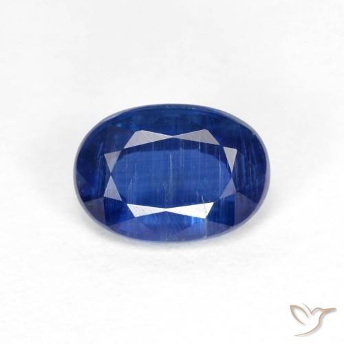 1.04ct Naturale Blu scuro Cianite, Ovale, VS-SI