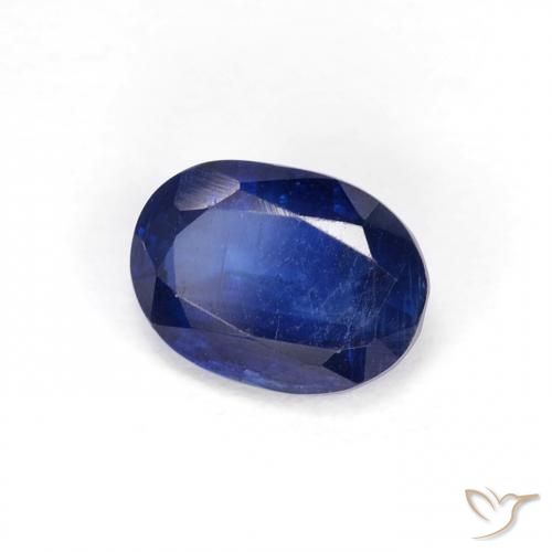 Cianite Blu scuro naturale da 1.10 ct, Ovale, VS-SI
