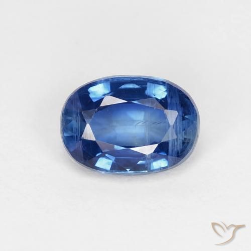 1.15ct Naturale Blu navy Cianite, Ovale, VS-SI