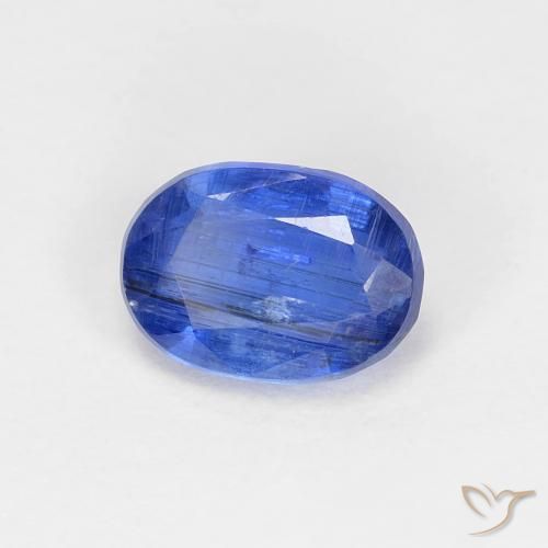 Cianite Blu scuro naturale da 1.21 ct, Ovale, SI