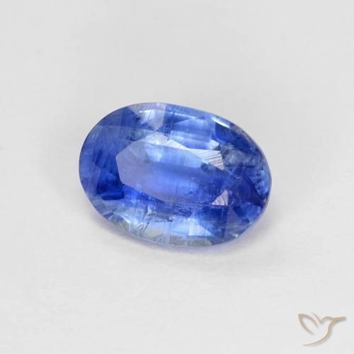 Cianite Blu profondo azzurro naturale da 1.01 ct, Ovale, SI