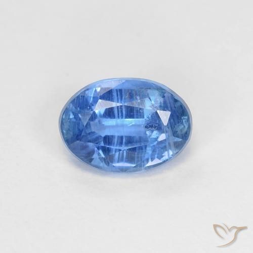 1.09ct Naturale Blu medio Cianite, Ovale, VS-SI