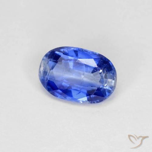 Cianite vero blu naturale da 0.83 ct, Ovale, VS-SI