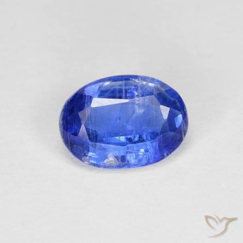 Cianite Blu scuro naturale da 1.07 ct, Ovale, VS-SI
