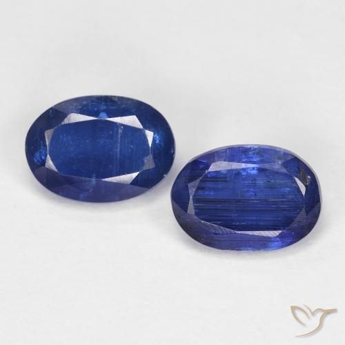 1.94ctw Naturale Blu scuro Cianite, Ovale, VS-SI