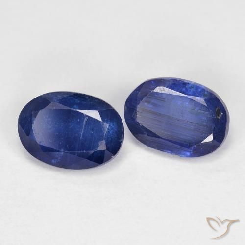 Gemme di Cianite Blu scuro naturale da 1.94 ct, Ovale, VS-SI