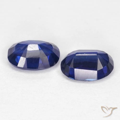Gemme di Cianite Blu Navy Intenso naturale da 2.02 ct, Ovale, VS