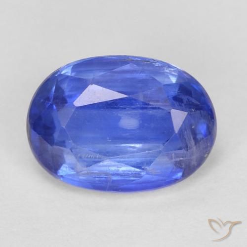 1.16ct Naturale Blu profondo azzurro Cianite, Ovale, SI