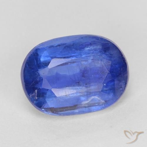 Cianite Blu scuro naturale da 1.13 ct, Ovale, SI
