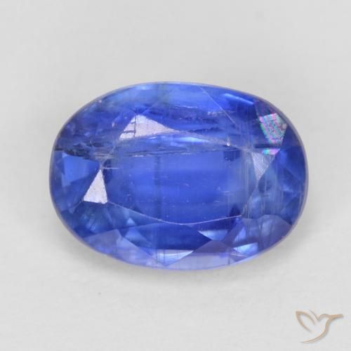 Cianite Blu profondo azzurro naturale da 1.08 ct, Ovale, SI