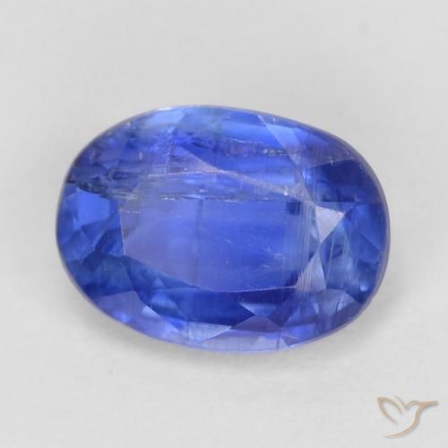 Cianite Blu profondo azzurro naturale da 1.08 ct, Ovale, SI