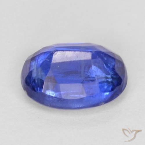 Cianite Blu profondo azzurro naturale da 1.08 ct, Ovale, SI