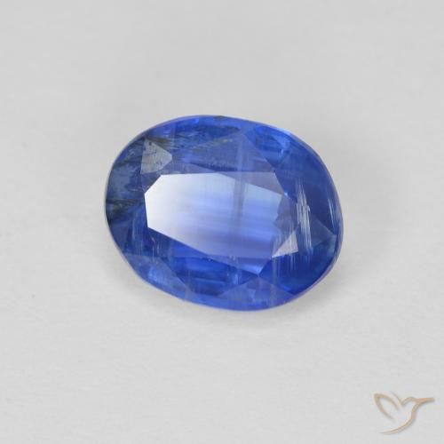Cianite Blu scuro naturale da 2.57 ct, Ovale, SI