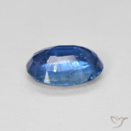 Cianite Blu navy naturale da 1.38 ct, Ovale, SI