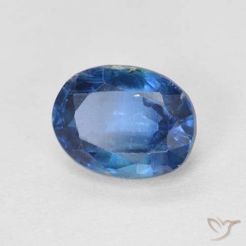 Cianite Blu navy naturale da 1.71 ct, Ovale, SI