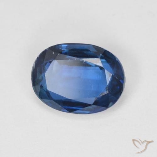 Cianite Blu navy naturale da 1.50 ct, Ovale, SI