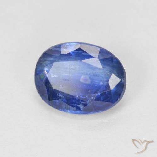 Cianite Blu scuro naturale da 1.67 ct, Ovale, SI