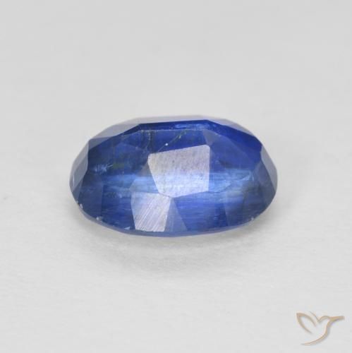 Cianite Blu scuro naturale da 1.67 ct, Ovale, SI