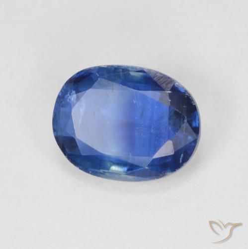 Cianite Blu scuro naturale da 1.72 ct, Ovale, SI