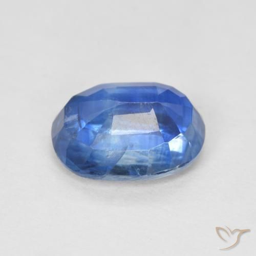 Cianite Blu scuro naturale da 1.72 ct, Ovale, SI
