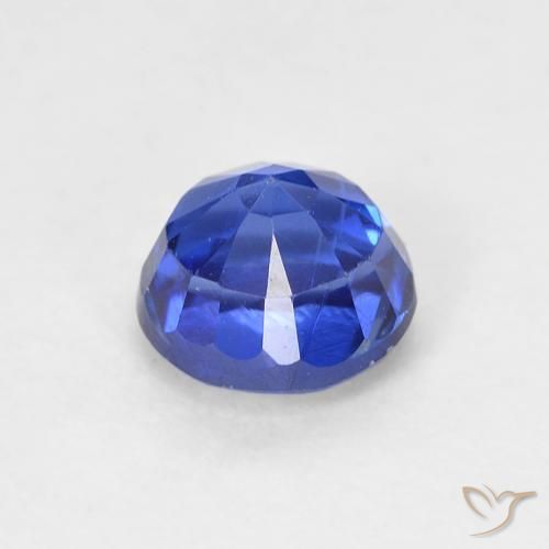 Cianite Blu navy naturale da 0.80 ct, Rotondo, VS