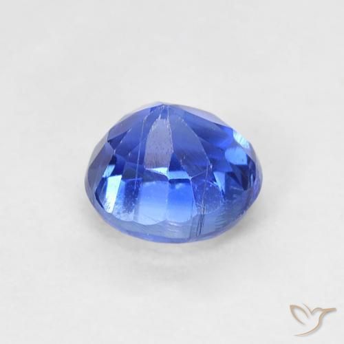 Cianite Blu scuro naturale da 0.78 ct, Rotondo, VS-SI