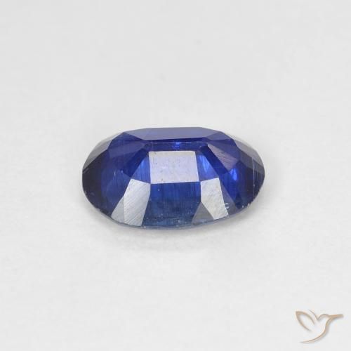 Cianite Blu scuro naturale da 1.36 ct, Ovale, SI