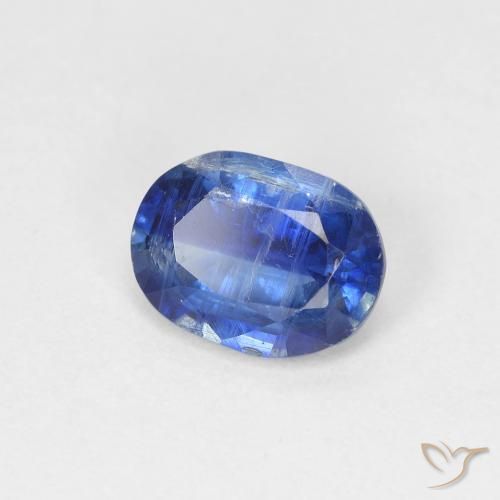 Cianite Blu navy naturale da 1.57 ct, Ovale, SI