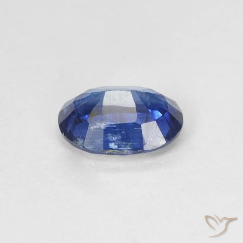 Cianite Blu navy naturale da 1.57 ct, Ovale, SI