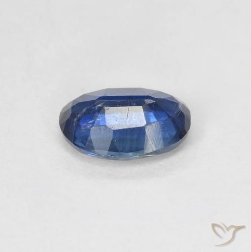 Cianite Blu scuro naturale da 1.35 ct, Ovale, SI