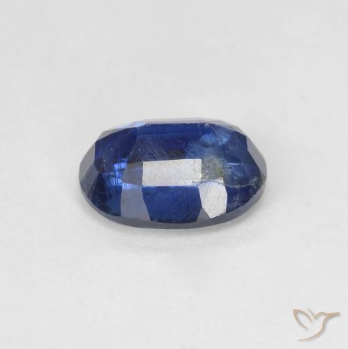 Cianite Blu scuro naturale da 1.68 ct, Ovale, SI
