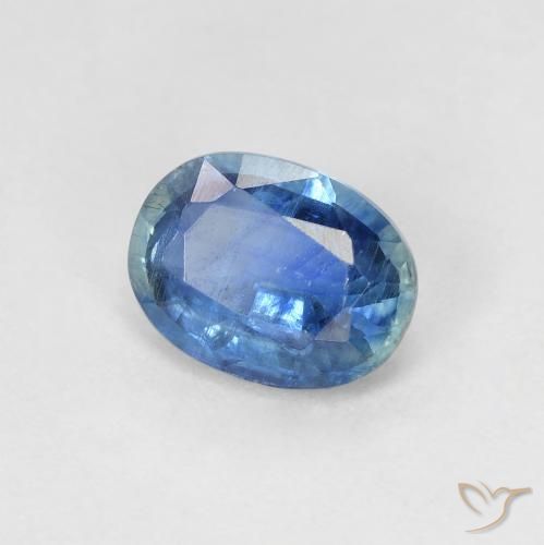 Cianite Blu pastello naturale da 1.59 ct, Ovale, SI