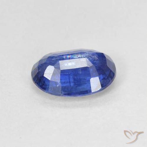 Cianite Blu scuro naturale da 1.48 ct, Ovale, SI