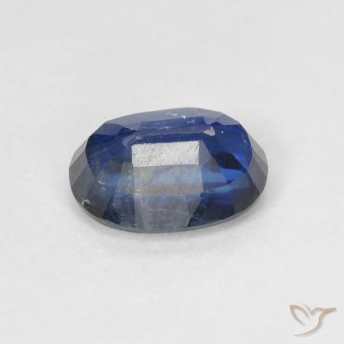 Cianite Blu navy naturale da 1.57 ct, Ovale, SI