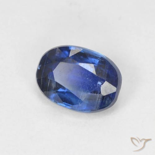 Cianite Blu scuro naturale da 1.14 ct, Ovale, SI