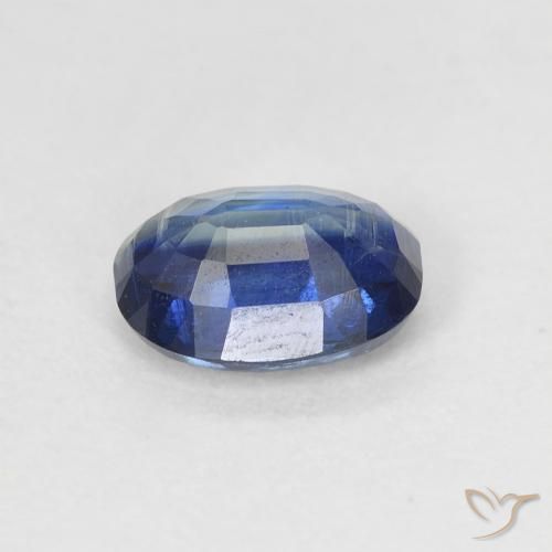 Cianite Blu scuro naturale da 1.14 ct, Ovale, SI