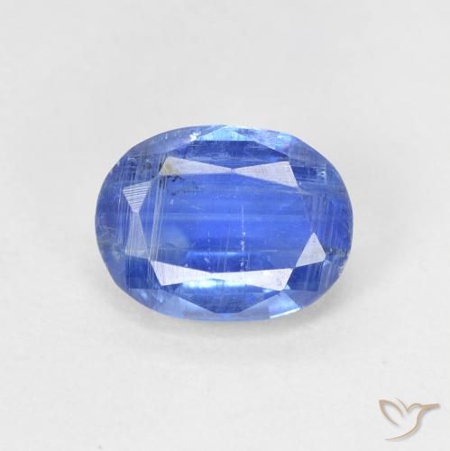 1.79ct Naturale Bambina blu Cianite, Ovale, SI