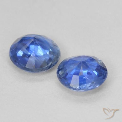 Gemme di Cianite vero blu naturale da 1.02 ct, Rotondo, VS-SI