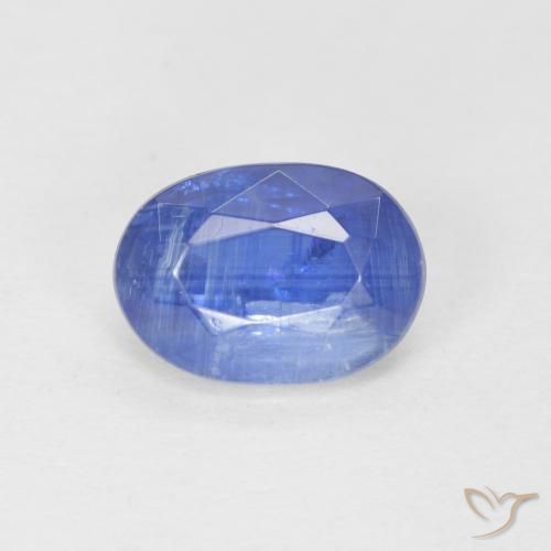 0.96ct Naturale Bambina blu Cianite, Ovale, SI