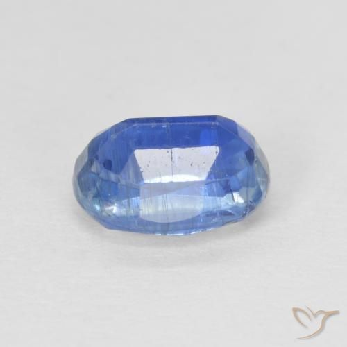 Cianite Blu scuro naturale da 1.36 ct, Ovale, SI