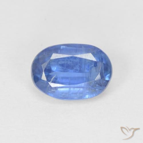 1.07ct Naturale Bambina blu Cianite, Ovale, SI