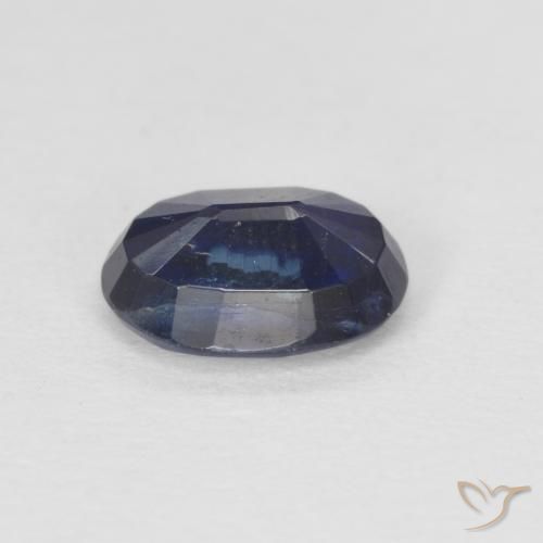 Cianite Blu scuro naturale da 0.96 ct, Ovale, SI