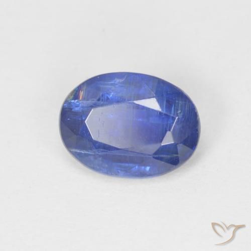 Cianite Blu scuro naturale da 1.06 ct, Ovale, SI